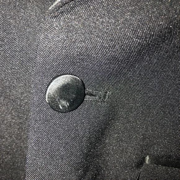 Tuxedo jacket black with white dress shirt size 4 Nautica